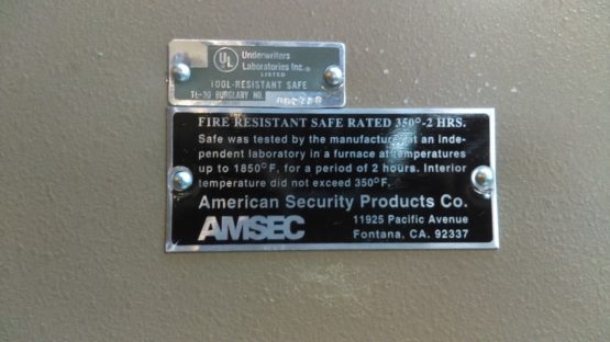 Amsec Safe - 7